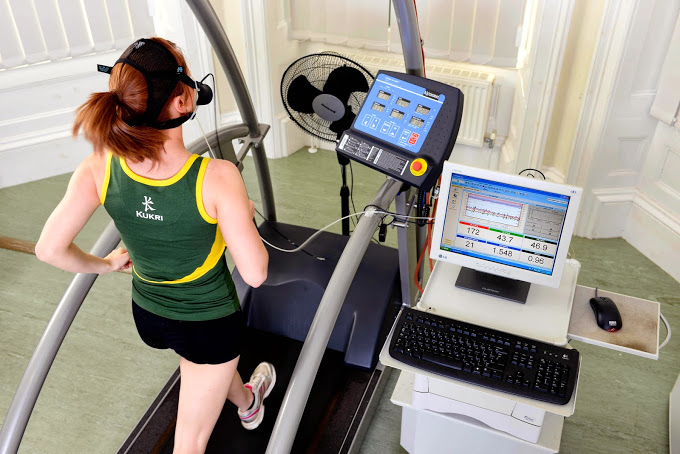 Treadmill in a laboratory, School of Sport, Health & Exercise Sciences