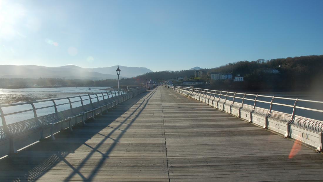 Picture taken from the end of Bangor Pier