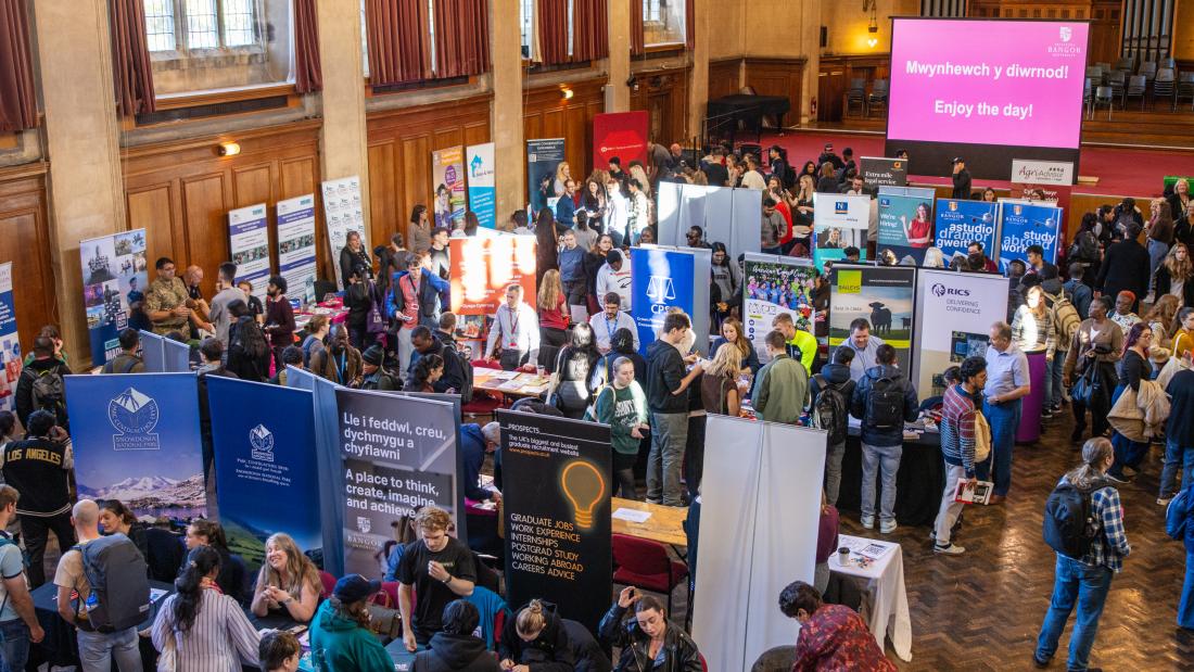 Photo of Careers Fair in PJ Hall