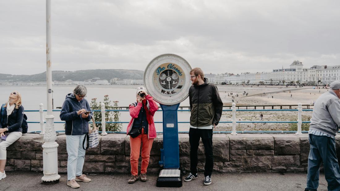 Tourist in Llandudno 