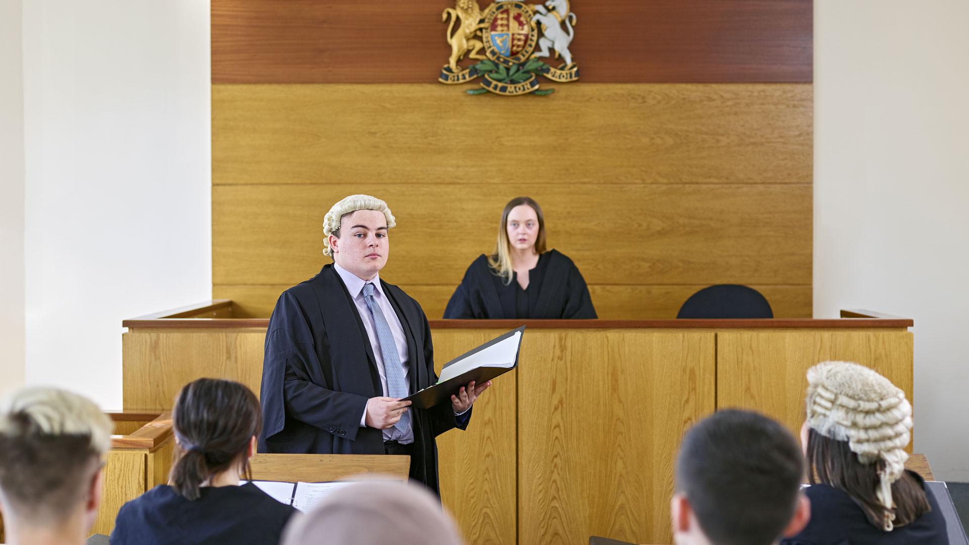 Court room scene 