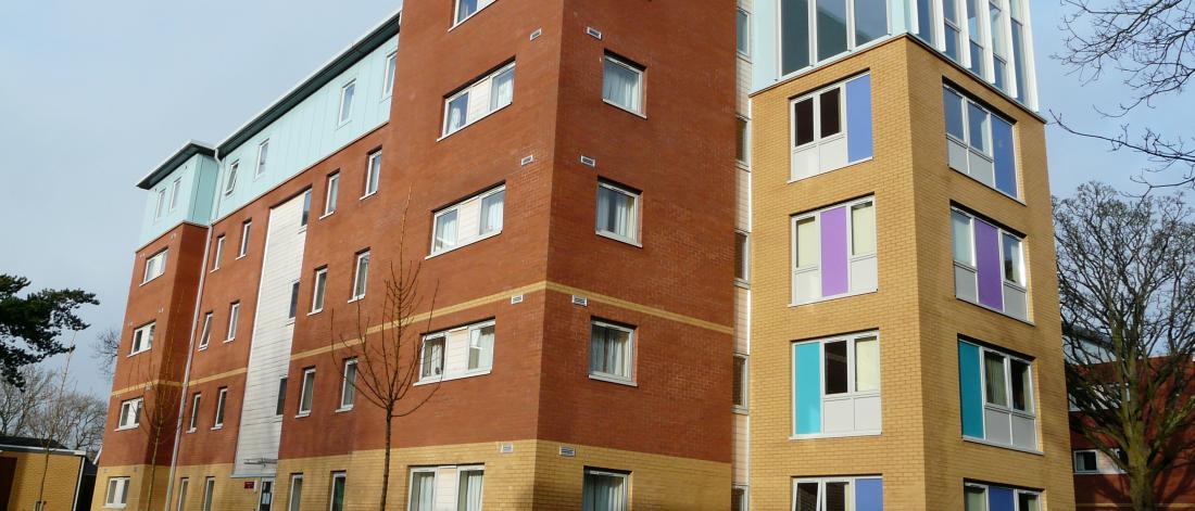 Student halls of residence at Ffriddoedd Village