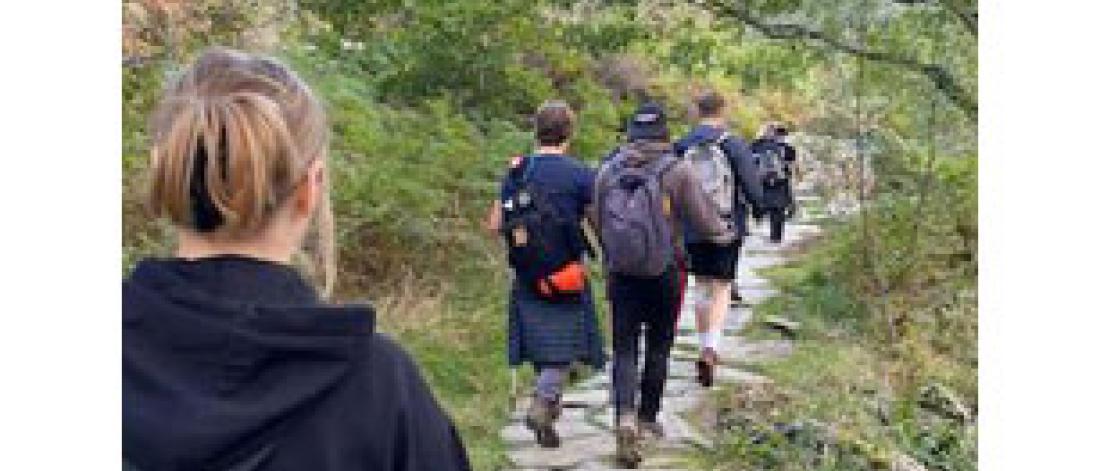 hikers made their way to the top of Nantmor