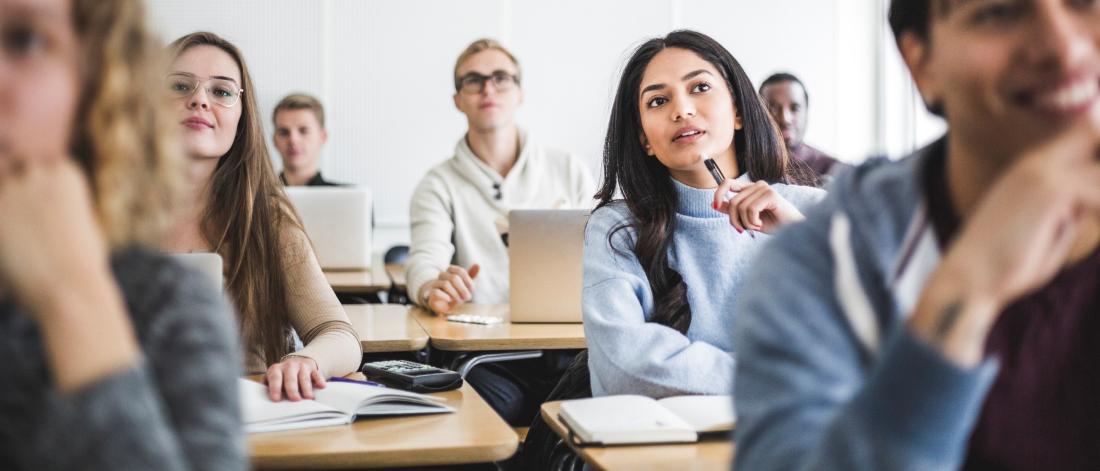 People listening to a lecture