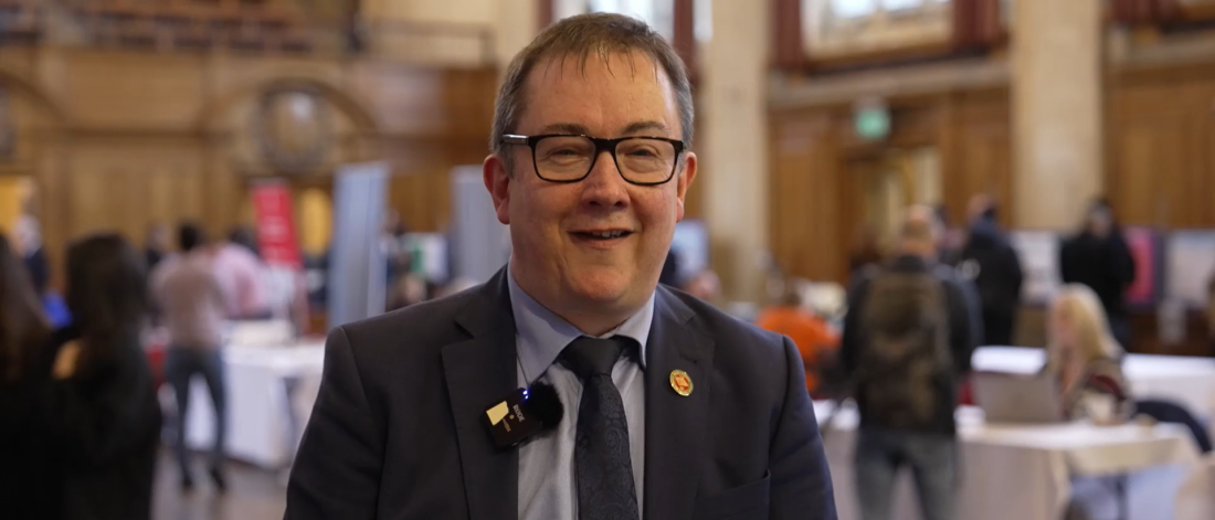 Iestyn Pierce, Head of School, School of Computer Science and Engineering at the EXPO