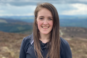 Sophie Harrison outside, smiling at the camera