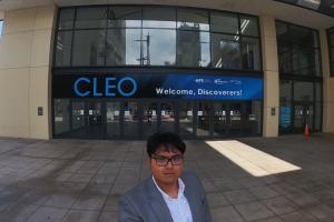 Post-doctoral researcher at CLEO 2024 conference, USA