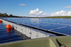 Photo of Floating Photovoltaics on Langthwaite Reservoir (UK) 
