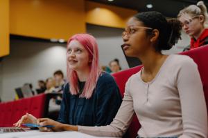 Students in lecture theatre