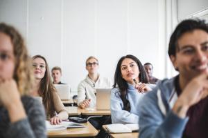 People listening to a lecture