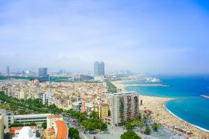 Barcelona city beach