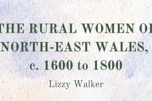 Text reading 'the rural women of north-east Wales, c.1600 to 1800'