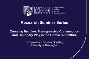 Image of Research Seminar Series front slide Christina Goulding