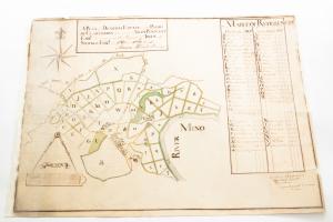 BUASC, Penrhyn Add. 2786 - Plan of the Denbigh Estate in the Parish of Clarendon belonging to John Pennant esq, dated 1786