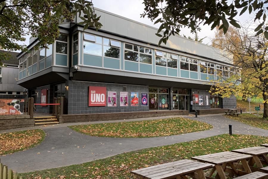 Bar Uno at the Ffriddoedd Student Village