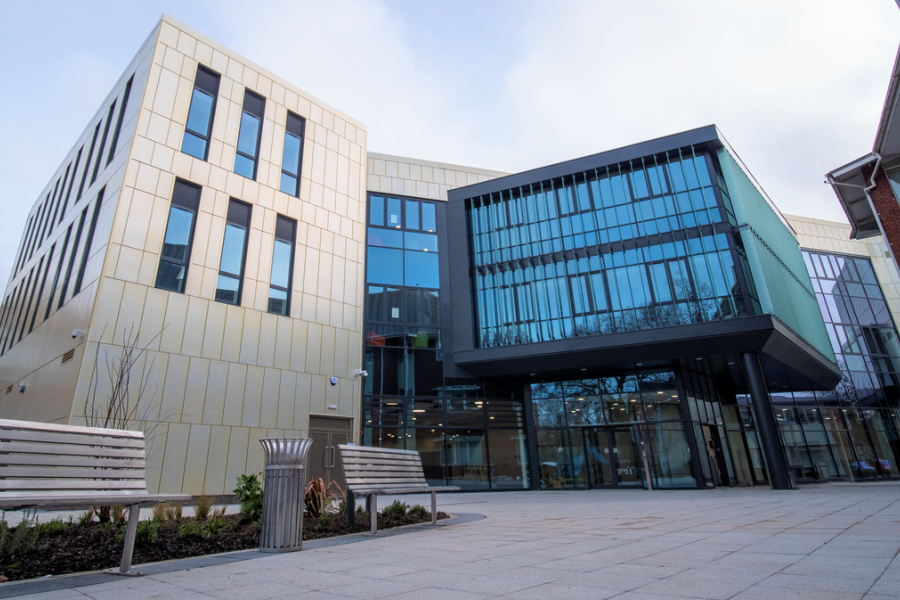 The Hafod building at Yale in Wrexham.