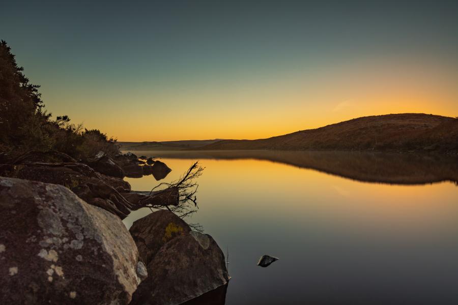 Lough Furnace, saline lagoon in Ireland