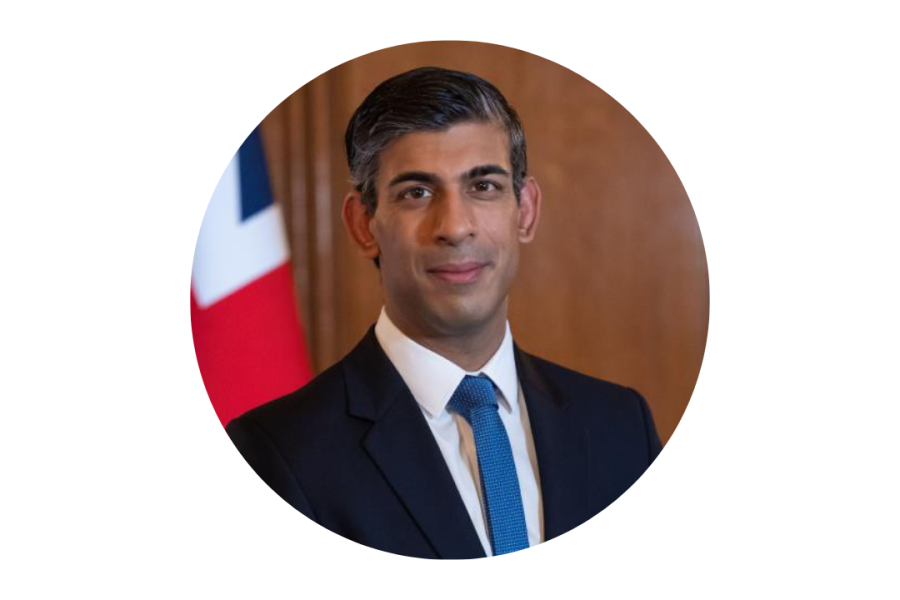 Headshot of The UK Prime Minister Rishi Sunak