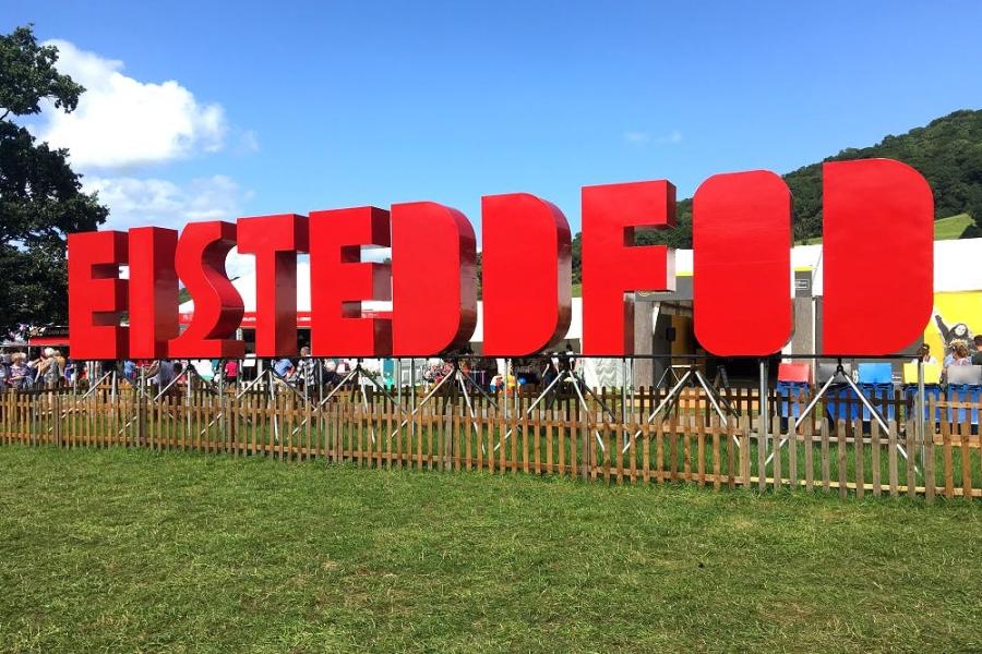 Picture of the Eisteddfod Sign