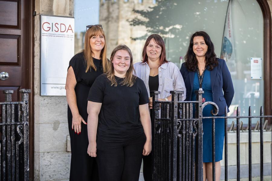 L-R Sian Tomos, Gwen Owen, Sharon Thomas, Nicola Sturrs