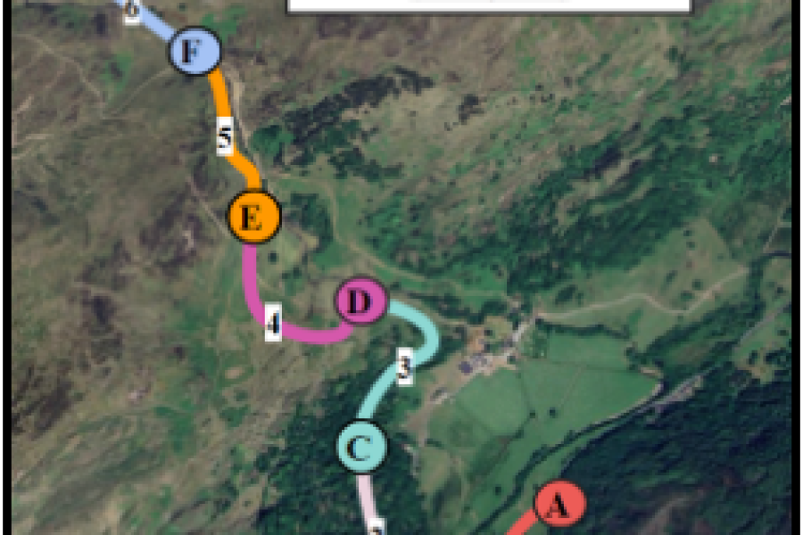 map of The Watkin Path