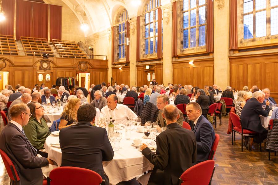 Reunion dinner in Prichard-Jones Hall