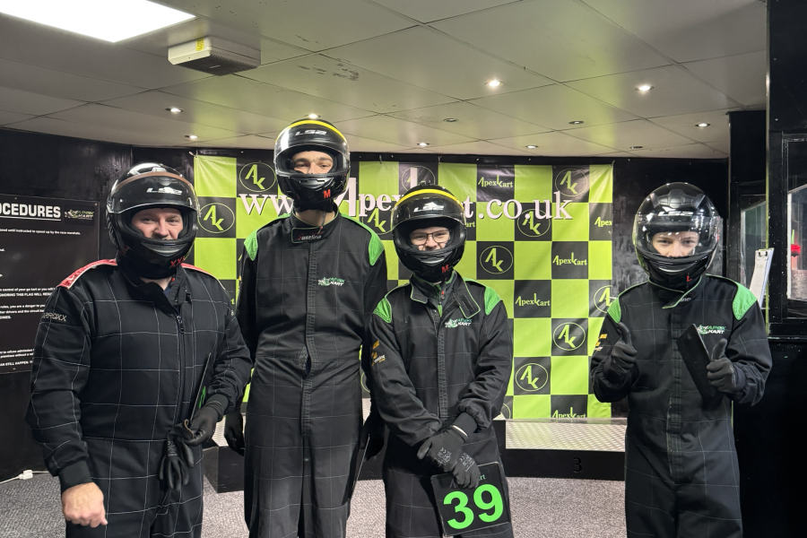 Karting photograph - freshers 2024