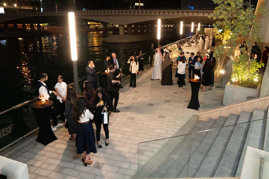 Alumni on BIBF terrace