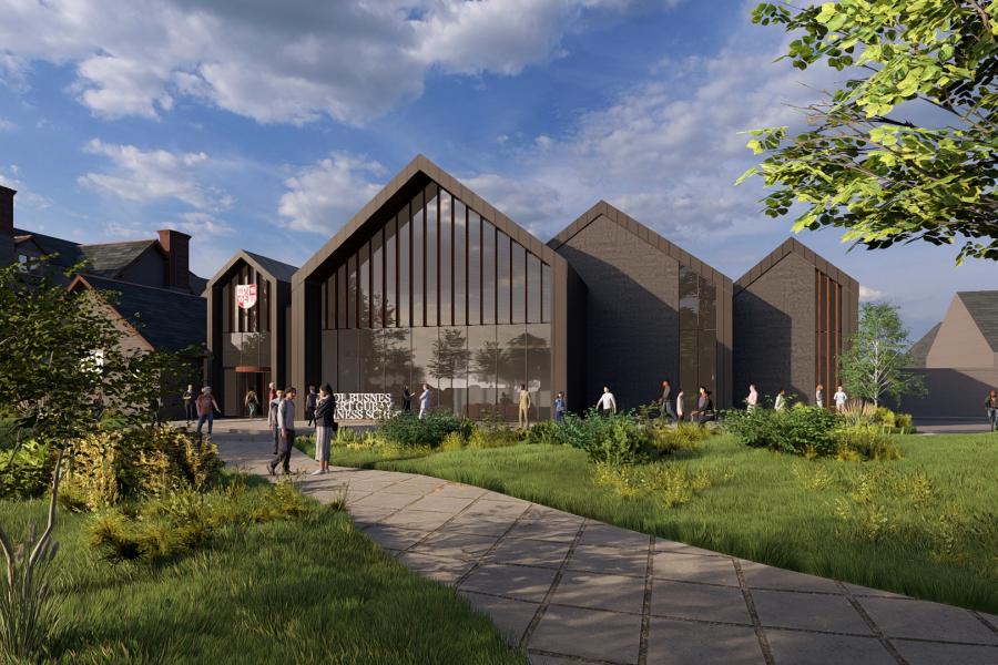 Albert Gubay Business School 3D rendering