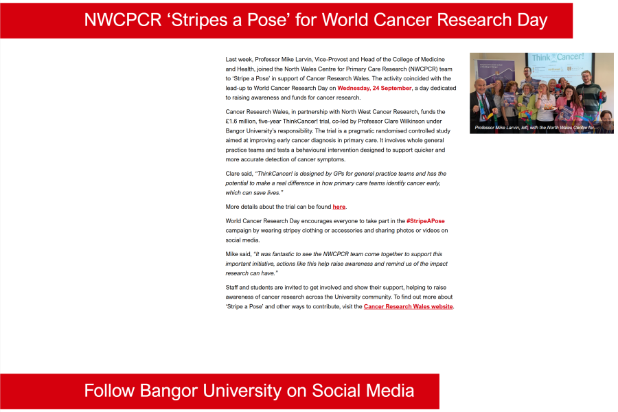 World Cancer Research Day - ThinkCancer Team