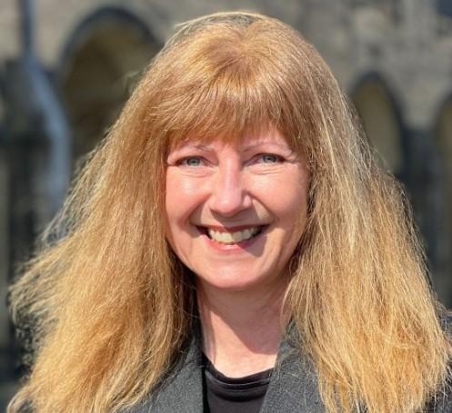 close-up of Patricia Murchie outside Bangor University