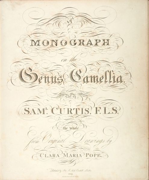 Cover page from a Botanical Book