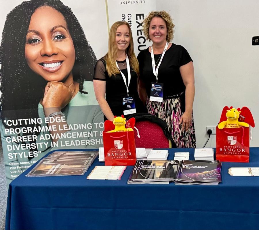 lisa and sioned at conference