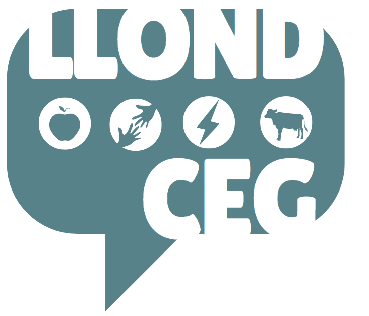 logo for Llond Ceg podcast