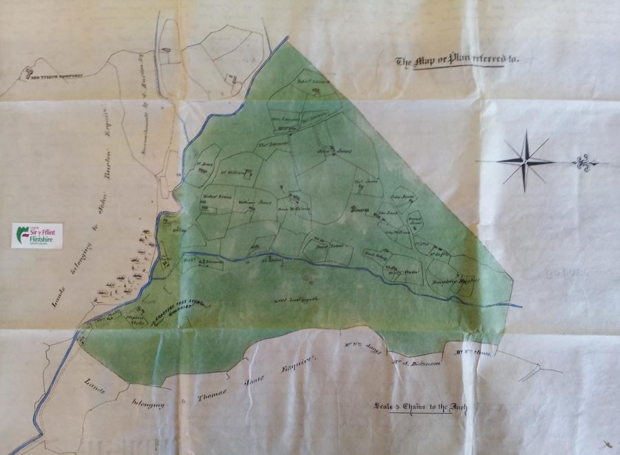 1860 Map of Newtown Mountain