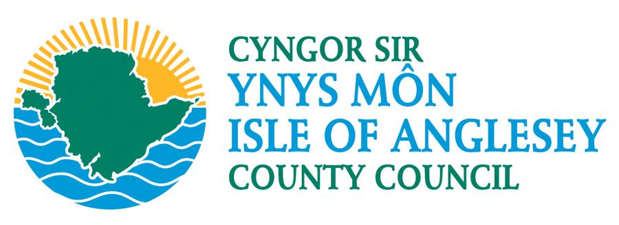 Logo Cyngor Sir Ynys Mon mewn lliw
