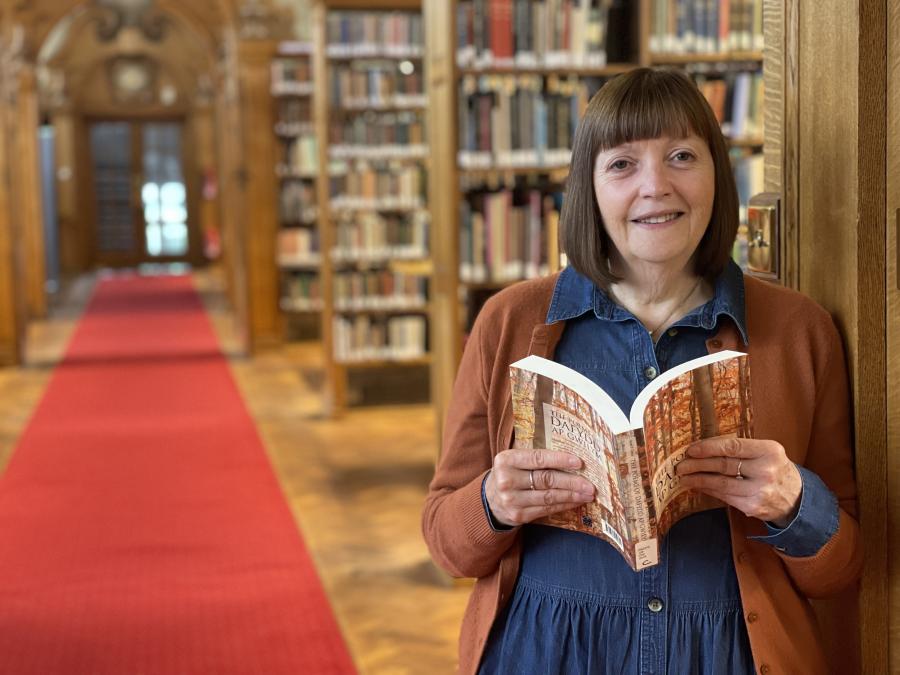 Prof Sue Niebrzydowski at Bangor University Library