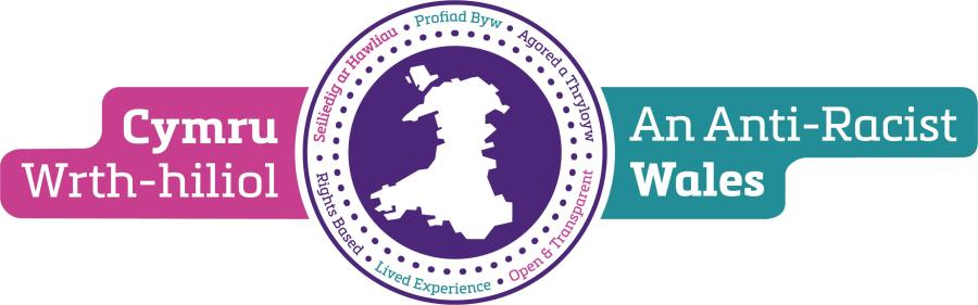 Logo Cymru Wrth-hiliol