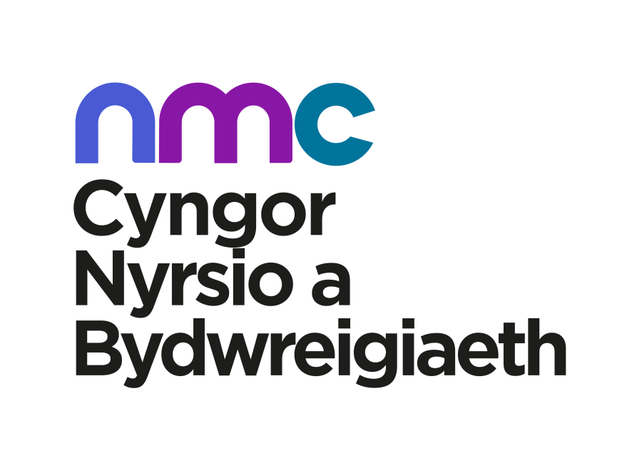 Logo Cyngor Nyrsio a Bydwreigiaeth